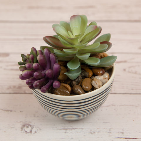 Faux succulent plant