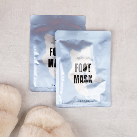 Peppermint foot masks