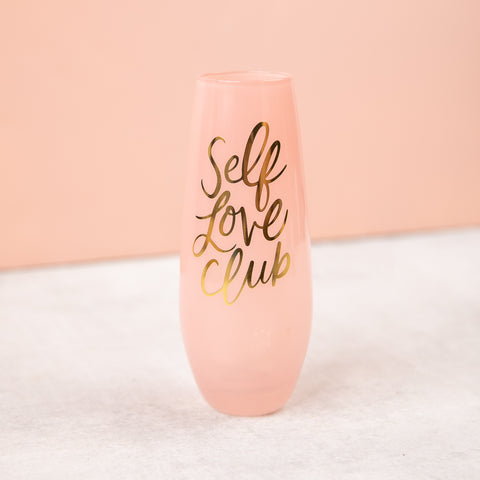 Self Love Club wine flute